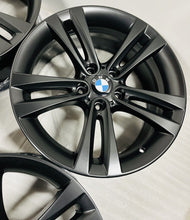 Load image into Gallery viewer, OEM 18” BMW F30 320i 328i 335i 428 430i 440i Factory Wheels Rims Set Black Satin
