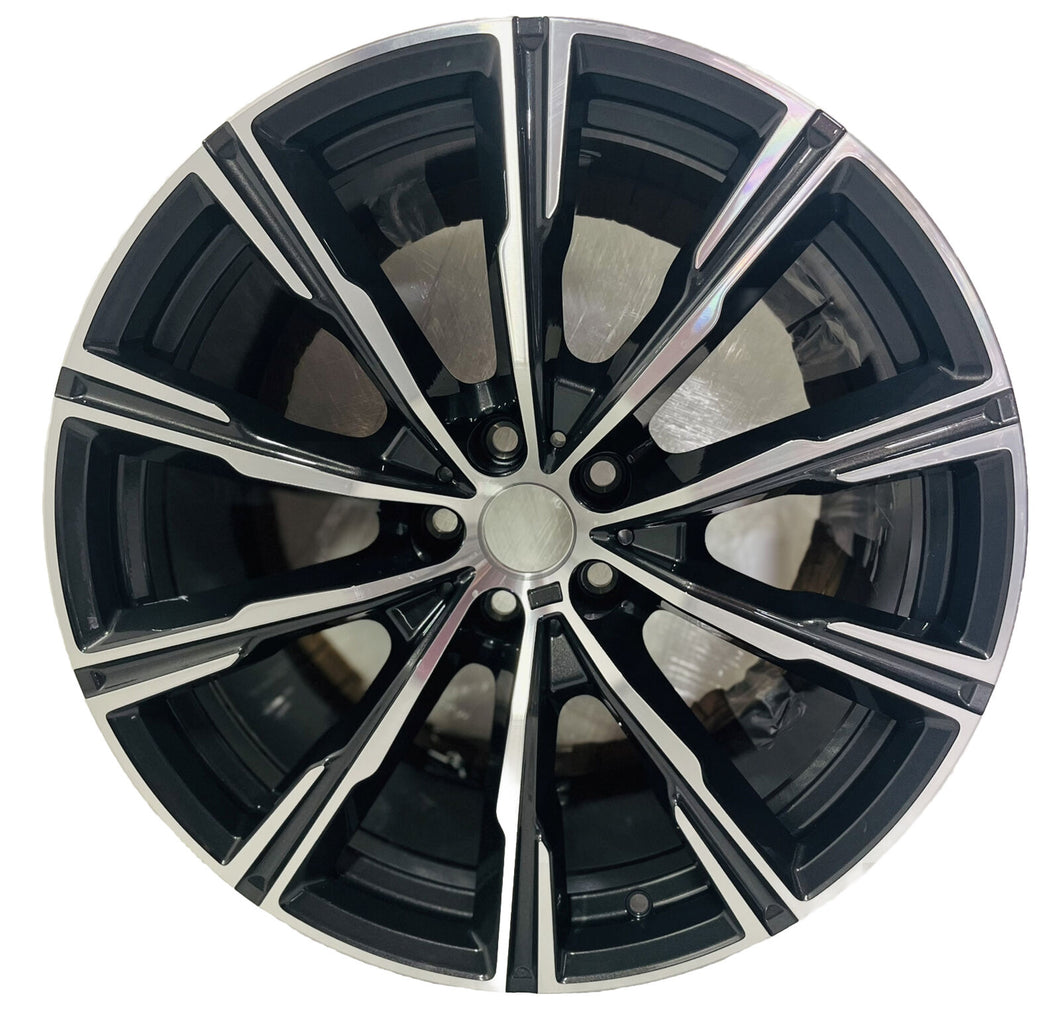 20” x 9” BMW X5 X6 G05 G06 OEM FRONT Wheel Rim Machine Polished Factory Finish