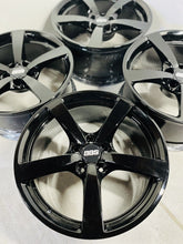 Load image into Gallery viewer, OEM 18&quot; Porsche Macan S Factory Forged Wheels Rims Set Black Gloss Staggered
