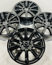 Load image into Gallery viewer, OEM 18” x 8” Audi A4 S4 Factory Wheels Rims Set Black Gloss
