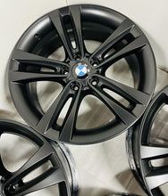 Load image into Gallery viewer, OEM 18” BMW F30 320i 328i 335i 428 430i 440i Factory Wheels Rims Set Black Satin
